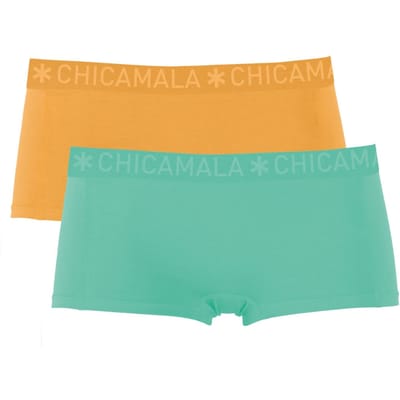 Chicamala Dames Boxershorts – 2 Pack – Ondergoed – Kleding – 95% Katoen – Normale Lengte – Dameskleding – Onderbroeken Dames