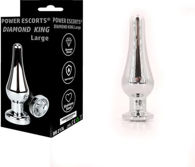 Power Escorts Diamond King Buttplug – Large – 12,5 cm – BR213L