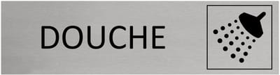 CombiCraft Aluminium deurbordje Douche 165x45mm - per stuk