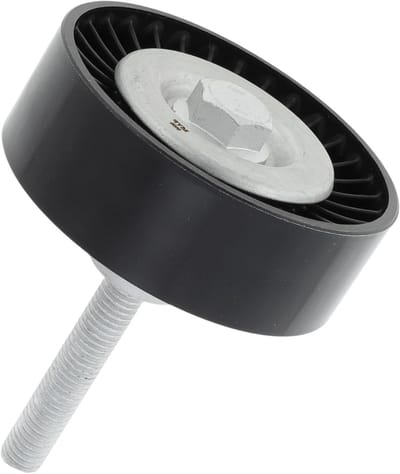 Aandrijfriem Idler Katrol voor Audi A3 2005-2013 - Serpentijn Spanner Katrol met Bout en Washer, Zwart Plastic, 1 Stuk, Vervangingsonderdeel voor Betrouwbare Prestaties