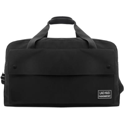 Eenvoudige Casual en Zakenreizen, Algemeen gebruik Grote capaciteit Handbagage Tas Huishoudkleding Opbergtas Kan Gebruikt Worden Om De Trekstang Te Bedekken zwart