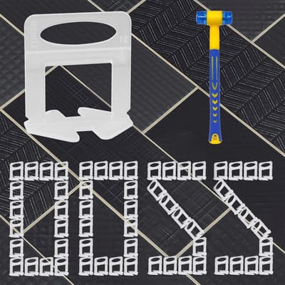 Tegel Nivelleerclips - Voeg Clips - Perfecte Uitlijning - Herbruikbaar Milieuvriendelijk - 2200 Stuks 1.5mm - Wit