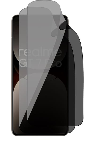 Privacy Screenprotector geschikt voor Realme GT 7 Pro - 2x FlexGuard Screen Protector