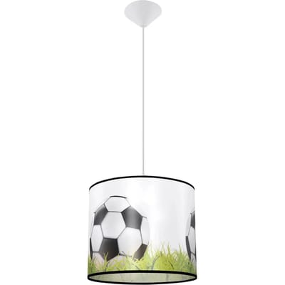 Sollux Lighting Hanglamp Piłka - E27 - wit/zwart/groen - PVC - 82x30x30cm