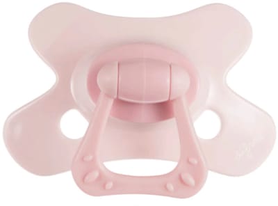 Difrax - Fopspeen Natural 20+ mnd Roze - 2 x 1 stuk - Voordeelverpakking