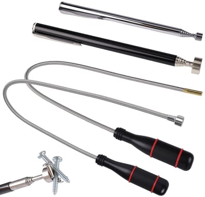 Telescopische Magnetische Stang voor Auto Reparaties, Gereedschap en Dagelijks Gebruik - Perfect voor Munten, Schroeven en Sleutels