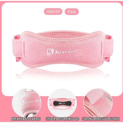 1/2 Stuk Verstelbare Silicagel Kniebrace Band voor Hardlopen Fietsen Sportschool Sport Kniepijn Verlichting Beschermer white