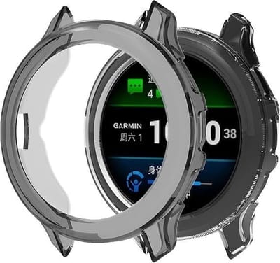 Strap-it TPU bescherm hoesje - zachte case geschikt voor Garmin Venu 3 - zwart