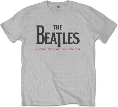 The Beatles - Candlestick Park Heren T-shirt - S - Grijs