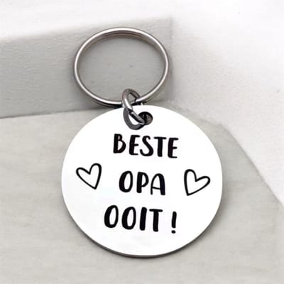 Sleutelhanger Beste Opa Ooit ( 5 x 3 cm )