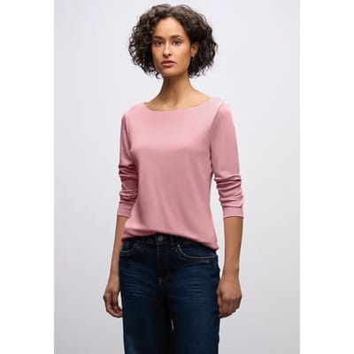 Basic shirt met lange mouwen