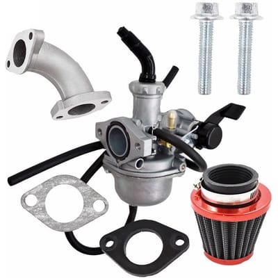 Filtre à Air de carburateur universel 22mm, pour 110cc 125cc CRF SSR Sunl Taotao Pit Bike ATV gray