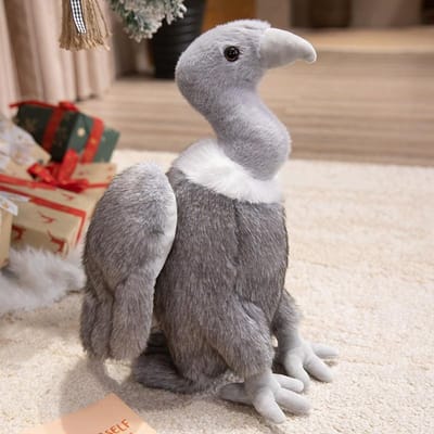 Simulatie Gier Pluche Speelgoed Realistisch Adelaar-achtig Vogel Knuffeldier Zacht Pluche Voor Natuurliefhebbers Fans Kinderen Verjaardagscadeau 35cm