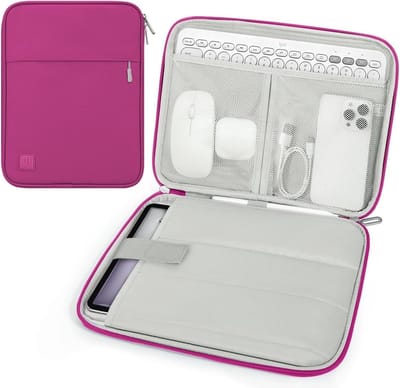 Tablethoes 13 inch voor iPad Pro, iPad Air en Galaxy Tab - Bescherming, Stijl en Functionaliteit in Fuchsia