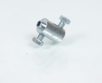 Serre câble cylindrique à deux vis Ø4/12mm Neuf pour moto cyclo motoculture