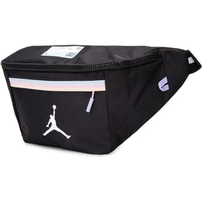 Sacoche de sport Jordan en tissu, Sac bandoulière Grand Modèle Unisexe Noir ONESIZE