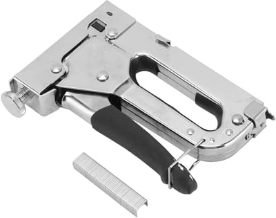 Hand Tacker - Nail Gun - Meubels Repareren - Verstelbare Spijkers - 16 cm - Grijs