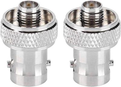 SMA Female naar BNC Female Adapter, 2 Stuks, Geschikt voor Antenneverbindingen en RF-toepassingen