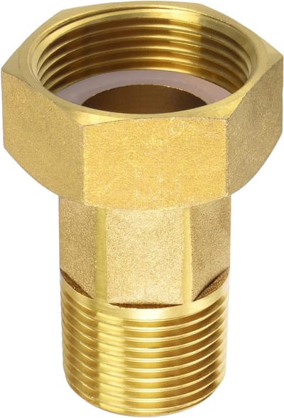 G1 Mannetje naar G1-1/4 Bushing Reducer voor Hexagon Pijpfitting - Uitbreiding voor Tuin, Buiten en Industrie (71.5mm Lengte)