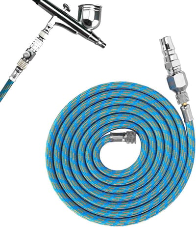 Gevlochten Nylon Luchtslangadapterset voor Spuitpistoolluchtcompressor met Flexibele Slang