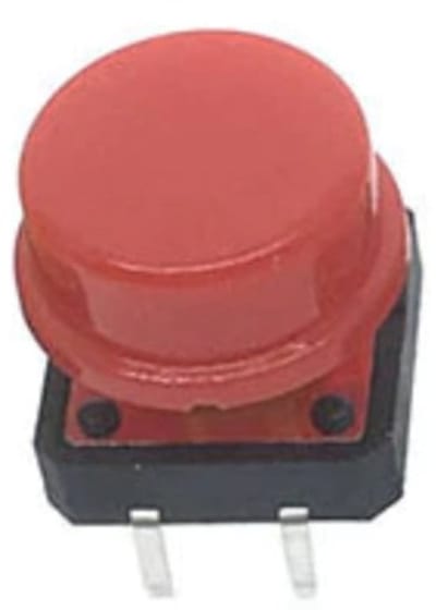 OTRONIC® Drukknopje | moment - puls | 12x12x7 | Rood