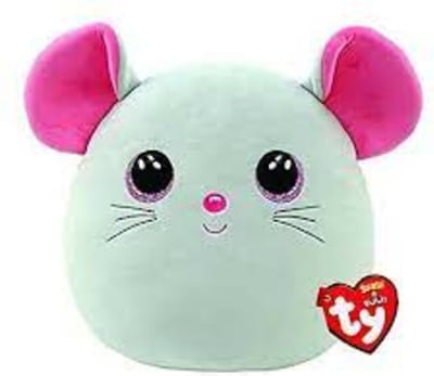 TY Squish a Boo Catnip Mouse 20 cm