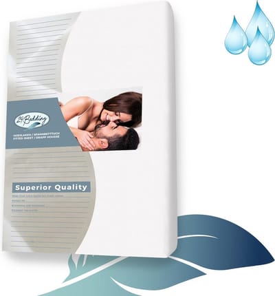 24-Bedding - Duopak 2 stuks !! - Waterdicht hoeslaken incontinentie Jersey - 80x200 cm