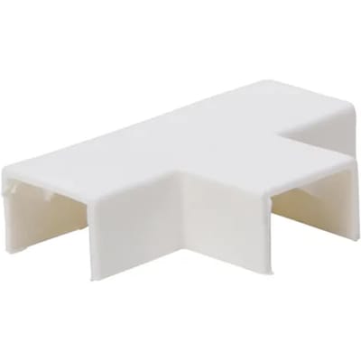 Kopp 15-system - T-stuk kabelgoot (wit) (4 st.)