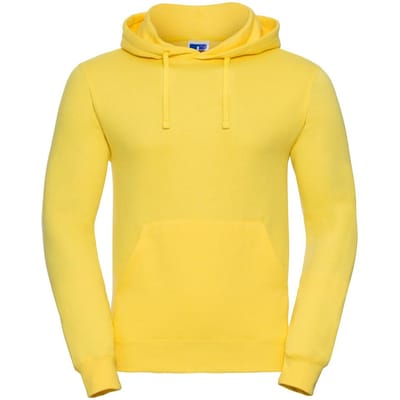 Russell Kleuren Heren Hooded Sweatshirt / Hoodie (Geel)