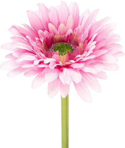 Kunstmatige gerbera's voor in de tuin, roze, 47 cm, 6 stuks, 6 Stück