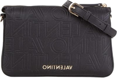 Crossbody Tas - Schoudertas Dames - Dagelijks Gebruik - Mat Plastic Afwerking - 26 x 17 cm - Zwart