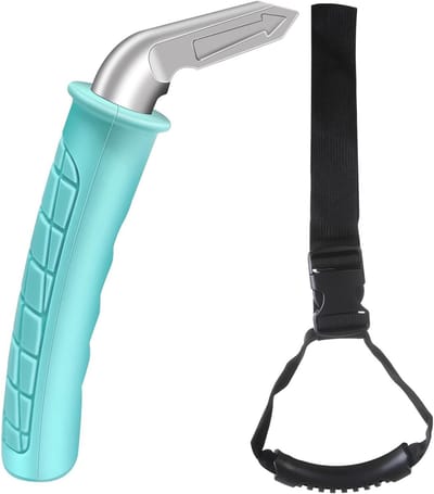 Autodeur Handgreep - Reis Assistent - Veilige Instap - Antislip Grip - 14.5 x 6.5 cm - Groen