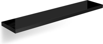 Casaria Wandplank Zwevend - 50 cm/15kg Belastbaar - Mat Zwart