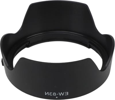 Omkeerbare Zonnekapschaduw RF24-105mm F4 L IS USM-lens - Bajonet Lenskap Vervangende EW-83N - Zwart .
