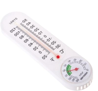 Buitenthermometer - Weermeter Tuin - Planten Groei Monitoren - Draadloos Batterijloos - 264 cm - Wit