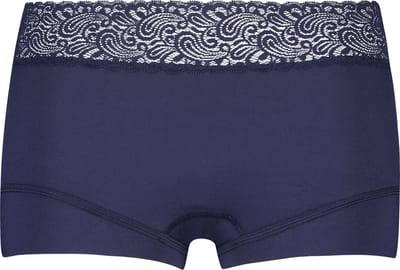 RJ Pure Color Dames Short Kant Donkerblauw M