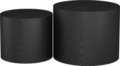 Vicco Giva Salontafel set – 48 x 48 cm Zwart