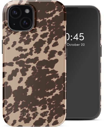 Selencia Hoesje - Geschikt voor Apple iPhone 15 - Backcover geschikt voor MagSafe - Country Moo'd