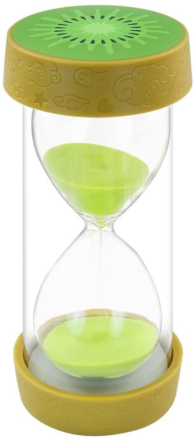 Dailygoods- Zandtimer 30 Minuten - Veiligheidszandloper - Zandhorloge - Decoratief - Huishoudelijk Ornament - Oefentiming - Zandloper