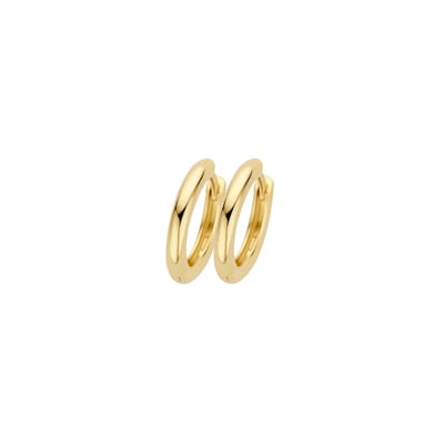 Blush Oorbellen 7317YGO Oorringen 14k Geelgoud Glad