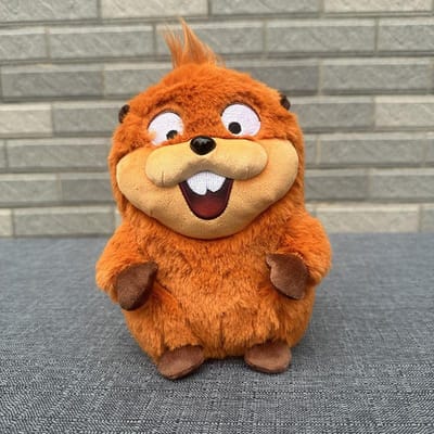 Hoppers King George Mabel Brood Zacht Beever Pluche Speelgoed Schattig Pluizig Knuffeldier Pluche Pop Voor Kinderen Verjaardag Huisdecoratie