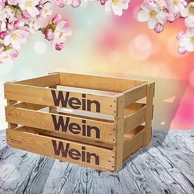 Rustieke Wijnkist Houten Kist Oud Decoratief Opslagmand 50x35x28 cm