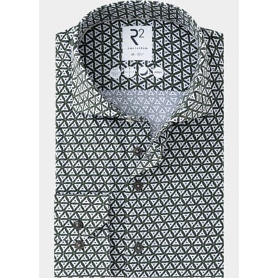 R2 - Overhemd Groen R2 Single Jersey Lange Mouw Overhemd Groen 134.wsp.005