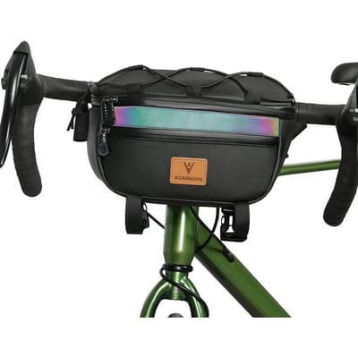 3L Fiets Stuurtas Fiets Opbergtas Reflecterend Waterdicht Fiets Voor Tas zwart