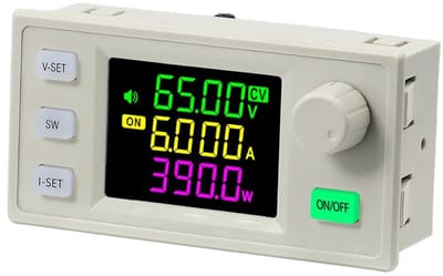 Dailygoody - DC-DC Step Down Power Supply Module - 12V-72V naar 0,5V-65V - 585W - met LCD - Stroomomzetter - Voor hobbyisten en professionals