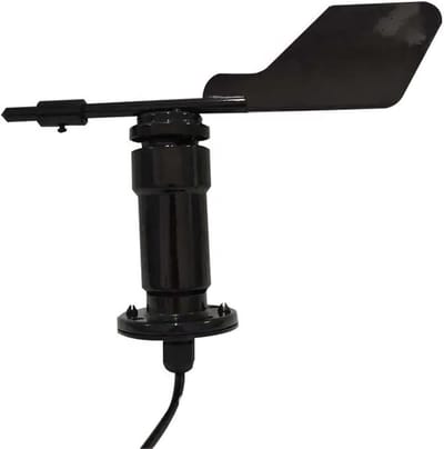 Weersensor - Anemometer Windsnelheid - Meteorologische Bewaking - 360 Graden Sensor - 0-10V - Wit