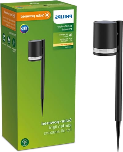Fyce Sokkellamp Op Zonne-Energie 1.5W 2700K Zwart Weerbestendig IP44 - Bestel Nu tuinverlichting op zonneenergie