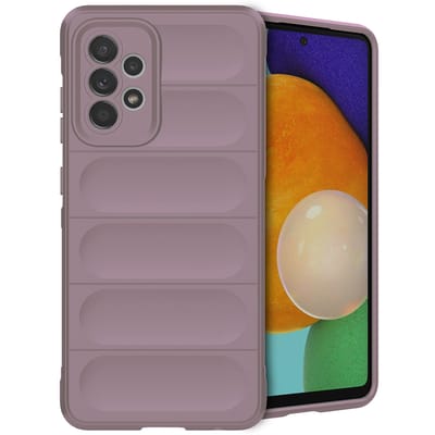 imoshion Hoesje - Geschikt voor Samsung Galaxy A52 (4G) / A52s / A52 (5G) - EasyGrip Backcover - Paars