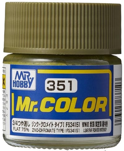 Gunze Mr. Hobby C-351 - Mr. Color 10 ml FS34151 USAF/RAF Aircraft (75% Flat) - Lacquer Modelbouwverf