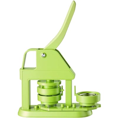 Knop Maker Machine, 58 mm, Plastic Speld Maker met 100 stuks Knop Onderdelen, Mr. Panda Magisch Boek, Cirkelsnijder en Inbussleutels, Versterkt Ergonomisch